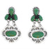 Southwest Turquoise Sterling Silver Post Earrings Jewelry PX31261