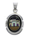 Sterling Silver Multicolor Native American Design Pendant EX29167