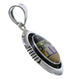 Sterling Silver Multicolor Native American Design Pendant EX29167