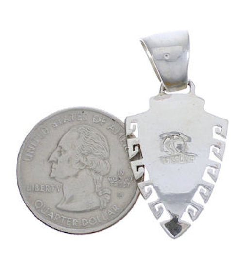 Genuine Sterling Silver And Multicolor Pendant EX29208