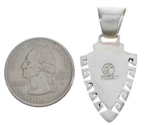 Southwest Turquoise Inlay Jewelry Pendant EX29218