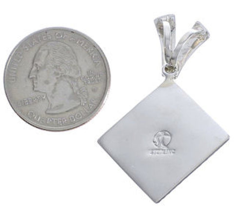 Sterling Silver Southwest Turquoise Pendant EX29247