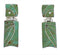 Turquoise Inlay And Sterling Silver Earrings EX31705