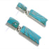 Genuine Sterling Silver And Turquoise Earrings EX31708