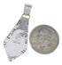 Southwest Sterling Silver Turquoise Inlay Pendant EX31747