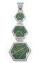 Southwest Substantial Turquoise Inlay Pendant Jewelry PX30601