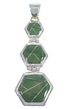 Southwest Substantial Turquoise Inlay Pendant Jewelry PX30601