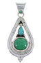Sterling Silver Turquoise Jewelry Southwest Pendant FX30873