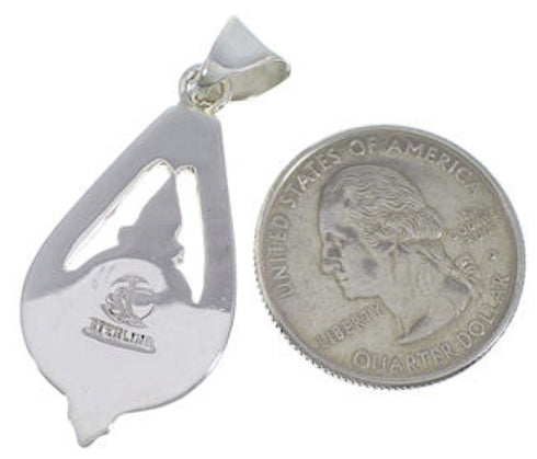 Turquoise Southwest Jewelry Sterling Silver Pendant FX30878