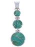 Southwest Turquoise Inlay Pendant High Quailty Jewelry PX29327