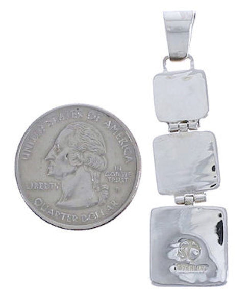 Sterling Silver Turquoise High Quality Southwestern Pendant PX29346