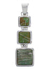 Turquoise Southwest Silver Well-Built Pendant PX29347