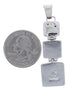 Turquoise Southwest Silver Well-Built Pendant PX29347