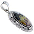 Native American Design Sterling Silver Multicolor Pendant DS46074