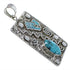Turquoise Hand And Silver Jewelry Pendant PX29703