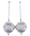 Genuine Sterling Silver Southwestern Post Dangle Earrings PX31457