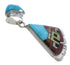 Native American Pueblo Or Village Design Multicolor Pendant EX29487