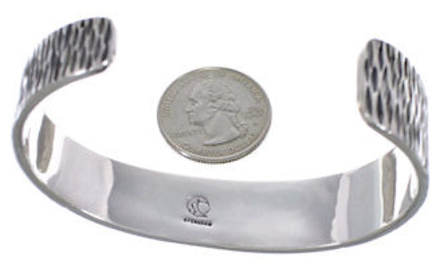 Turquoise Southwest Genuine Sterling Silver Cuff Bracelet CX49918