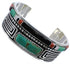 Sterling Silver Multicolor Jewelry Cuff Bracelet TX40450
