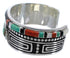 Sterling Silver Multicolor Jewelry Cuff Bracelet TX40450