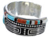 Sterling Silver Multicolor Jewelry Cuff Bracelet TX40451