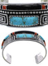 Sterling Silver Multicolor Jewelry Cuff Bracelet TX40451