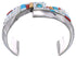 Multicolor Sterling Silver Southwest Bracelet TX40566