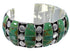 Silver Turquoise Sturdy Cuff Bracelet TX40600