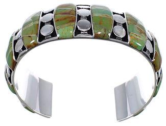 Sterling Silver Turquoise Heavy Bracelet TX40613