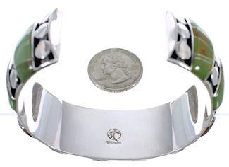 Sterling Silver Turquoise Heavy Bracelet TX40613