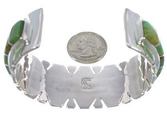 Southwestern Sterling Silver Turquoise Jewelry Cuff Bracelet TX40649