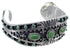 Southwest Turquoise Sterling Silver Cuff Bracelet Jewelry CX47771