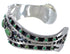 Southwest Turquoise Sterling Silver Cuff Bracelet Jewelry CX47771