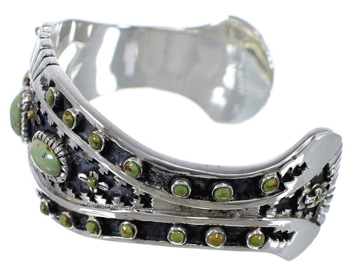 Southwest Sterling Silver Turquoise Cuff Bracelet Jewelry CX47773