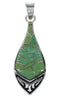 Turquoise And Sterling Silver Pendant AX49355