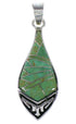 Turquoise And Sterling Silver Pendant AX49355