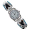 Genuine Sterling Silver Multicolor Eagle Watch EX47994