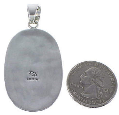 Multicolor Native American Pueblo Or Village Design Pendant TS56702