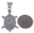 Multicolor Jewelry Turtle Genuine Sterling Silver Pendant AS35203