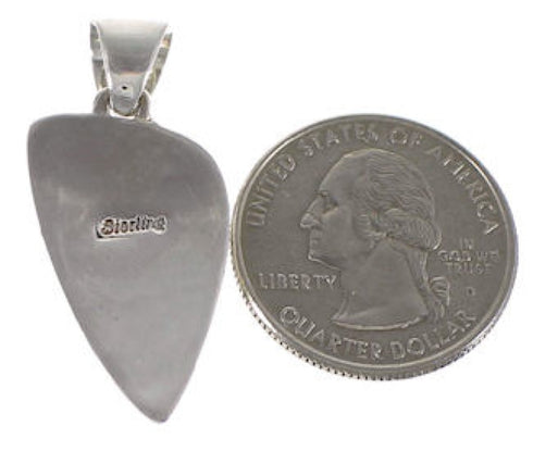 Sterling Silver Oyster Shell And Multicolor Slide Pendant RS45679