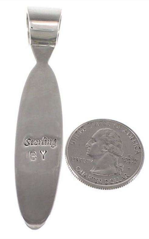 Southwest Jewelry Multicolor Jewelry Sterling Silver Pendant NS51428