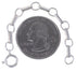 Sterling Silver Hoops Chain Extender For Your Necklace 13151