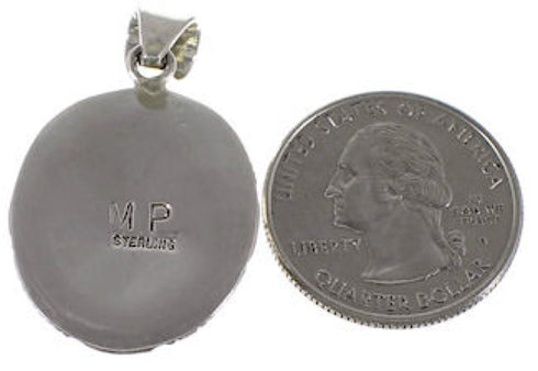 Silver Turquoise And Multicolor Jewelry Pendant AS34500