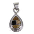 Multicolor Inlay And Sterling Silver Tear Drop Pendant Jewelry NS44180
