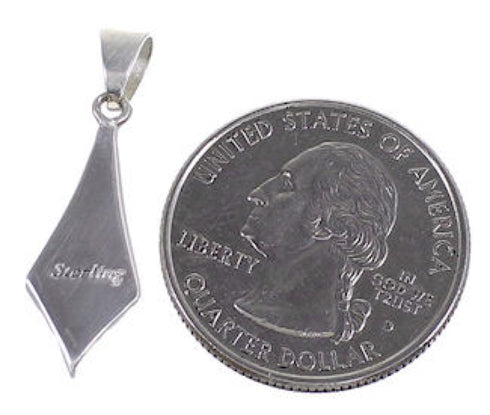 Multicolor Inlay Jewelry Genuine Sterling Silver Slide Pendant RS33373