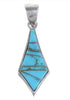 Genuine Sterling Silver And Turquoise Jewelry Pendant RS31932