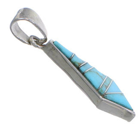 Genuine Sterling Silver And Turquoise Jewelry Pendant RS31932