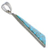 Turquoise and Genuine Sterling Silver Slide Pendant RS31941