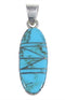 Sterling Silver Jewelry and Turquoise Pendant DS43066