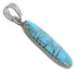 Sterling Silver Jewelry and Turquoise Pendant DS43066